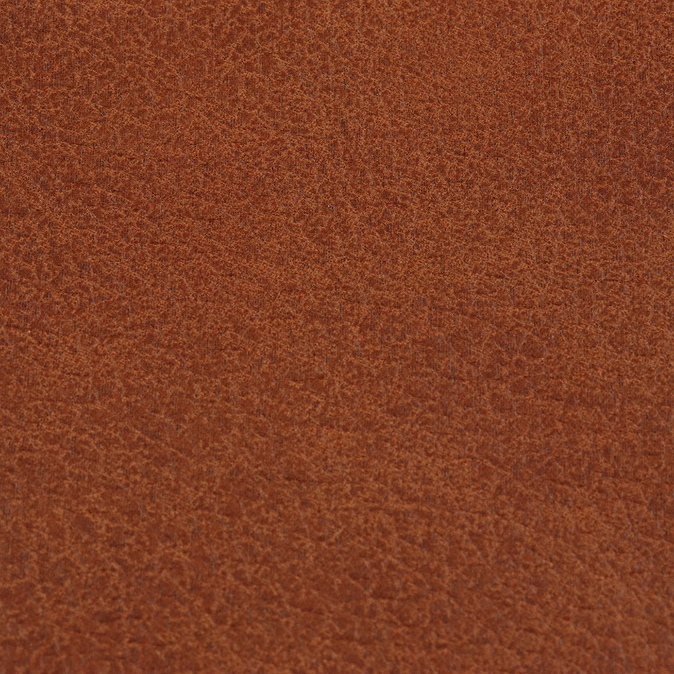 ブラウン色のレザーファブリックのソファ生地の画像